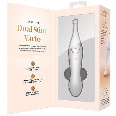 BodyWand Dual Stim Vario Rechargeable Clit Stimulator - Extreme Toyz Singapore - https://extremetoyz.com.sg - Sex Toys and Lingerie Online Store - Bondage Gear / Vibrators / Electrosex Toys / Wireless Remote Control Vibes / Sexy Lingerie and Role Play / BDSM / Dungeon Furnitures / Dildos and Strap Ons &nbsp;/ Anal and Prostate Massagers / Anal Douche and Cleaning Aide / Delay Sprays and Gels / Lubricants and more...