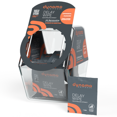 Dynamo Wellness Fasting Acting 4% Delay Wipe - 144 Pieces