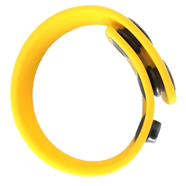 Boneyard 3-Snap Ring Silicone Cock Strap - Yellow - Extreme Toyz Singapore - https://extremetoyz.com.sg - Sex Toys and Lingerie Online Store - Bondage Gear / Vibrators / Electrosex Toys / Wireless Remote Control Vibes / Sexy Lingerie and Role Play / BDSM / Dungeon Furnitures / Dildos and Strap Ons &nbsp;/ Anal and Prostate Massagers / Anal Douche and Cleaning Aide / Delay Sprays and Gels / Lubricants and more...