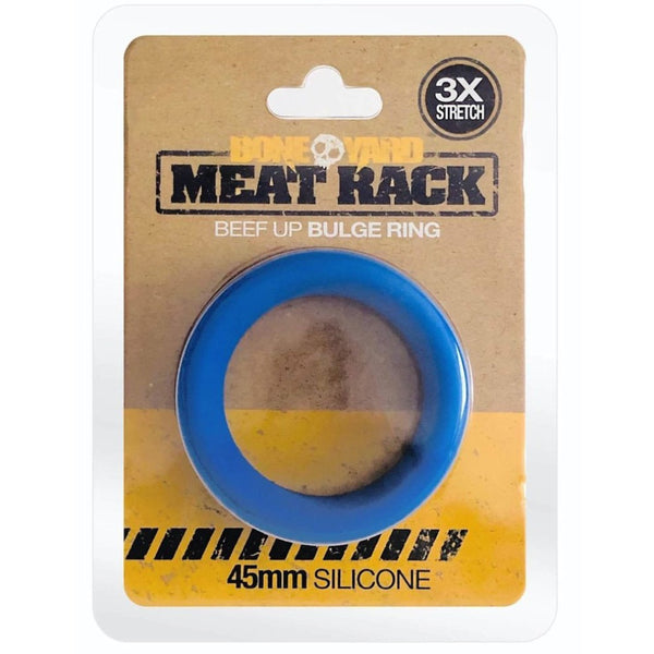 Boneyard The Meat Rack Silicone Cock Ring - Blue - Extreme Toyz Singapore - https://extremetoyz.com.sg - Sex Toys and Lingerie Online Store - Bondage Gear / Vibrators / Electrosex Toys / Wireless Remote Control Vibes / Sexy Lingerie and Role Play / BDSM / Dungeon Furnitures / Dildos and Strap Ons &nbsp;/ Anal and Prostate Massagers / Anal Douche and Cleaning Aide / Delay Sprays and Gels / Lubricants and more...