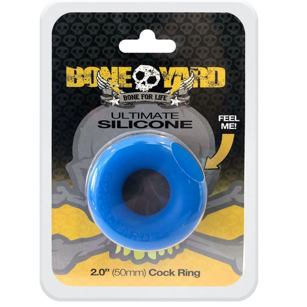 Boneyard Ultimate Silicone Cock Ring - Blue - Extreme Toyz Singapore - https://extremetoyz.com.sg - Sex Toys and Lingerie Online Store - Bondage Gear / Vibrators / Electrosex Toys / Wireless Remote Control Vibes / Sexy Lingerie and Role Play / BDSM / Dungeon Furnitures / Dildos and Strap Ons &nbsp;/ Anal and Prostate Massagers / Anal Douche and Cleaning Aide / Delay Sprays and Gels / Lubricants and more...