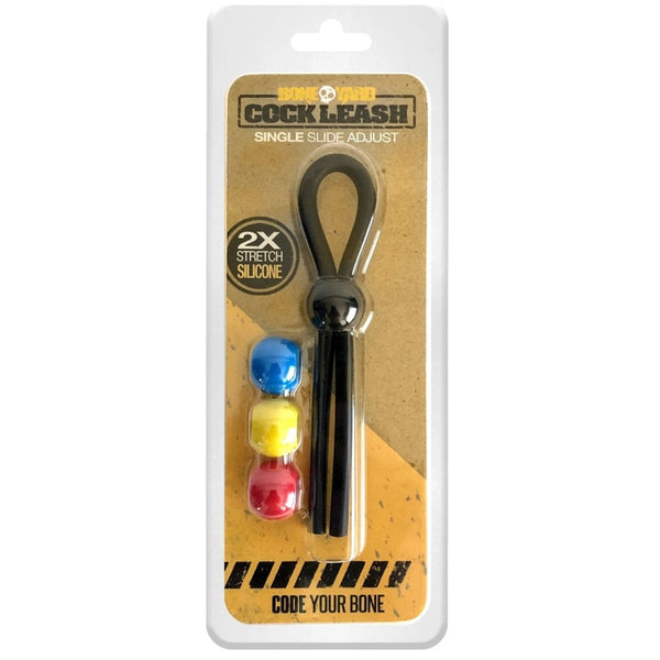 Boneyard Single Slide Adjust Silicone Cock Leash - Extreme Toyz Singapore - https://extremetoyz.com.sg - Sex Toys and Lingerie Online Store - Bondage Gear / Vibrators / Electrosex Toys / Wireless Remote Control Vibes / Sexy Lingerie and Role Play / BDSM / Dungeon Furnitures / Dildos and Strap Ons &nbsp;/ Anal and Prostate Massagers / Anal Douche and Cleaning Aide / Delay Sprays and Gels / Lubricants and more...