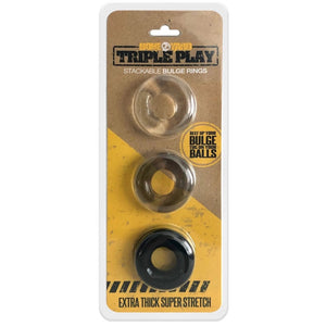 Boneyard Triple Play Cock Ring - Extreme Toyz Singapore - https://extremetoyz.com.sg - Sex Toys and Lingerie Online Store - Bondage Gear / Vibrators / Electrosex Toys / Wireless Remote Control Vibes / Sexy Lingerie and Role Play / BDSM / Dungeon Furnitures / Dildos and Strap Ons &nbsp;/ Anal and Prostate Massagers / Anal Douche and Cleaning Aide / Delay Sprays and Gels / Lubricants and more...