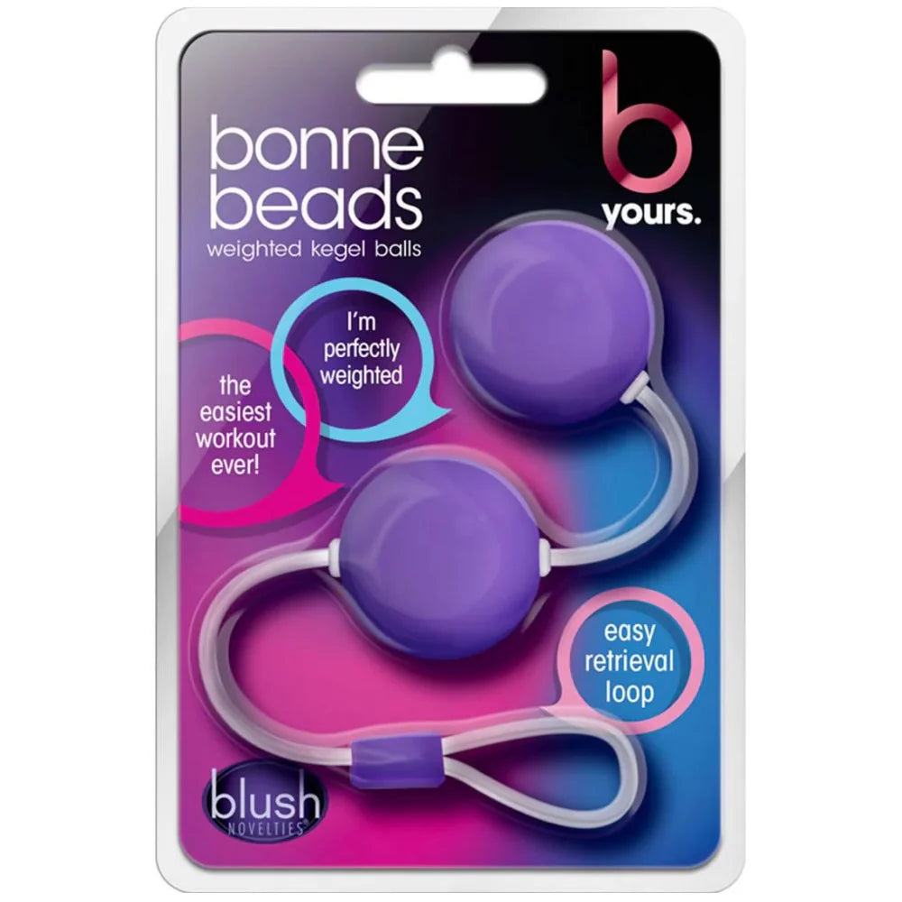 B Yours Bonne Beads Weighted Kegel Balls - Purple