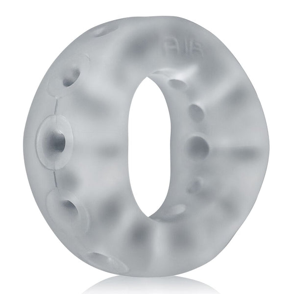 AIR PLUS+silicone™ Comfort Air-Lite Vented Bulge-Fit Cock Ring - Cool Ice