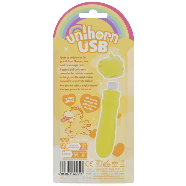 Unihorn USB Bullet Bean Blossom Rechargeable Vibrator