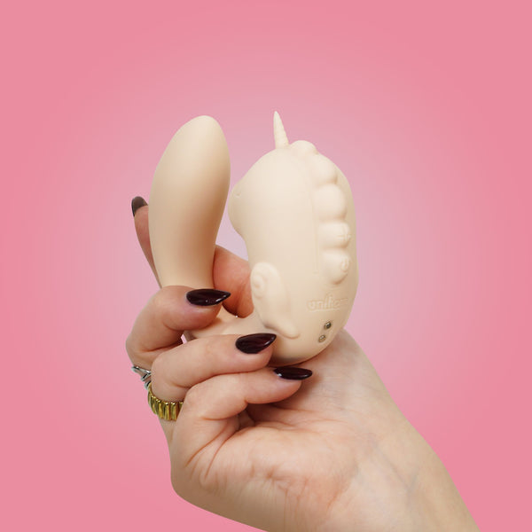 Unihorn "C" Horse Coral Throb Pulsating & Throbbing Rechargeable G-Spot & Clitoral Vibrator