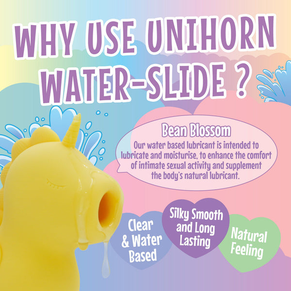 Unihorn Water Slide Water-Based Lubricant - 4.4 oz.