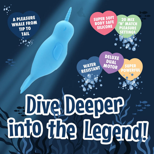 Unihorn of the Sea Neigh Mo The Narwhal Rechargeable Vibrator