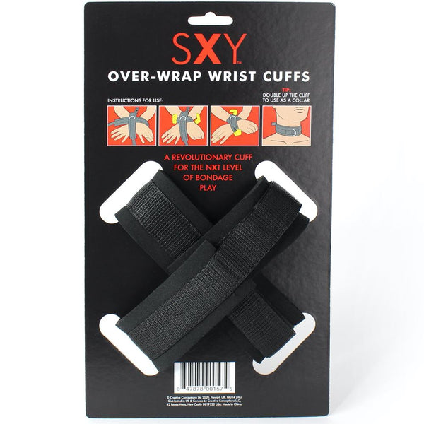 SXY Over-Wrap Wrist Cross Cuffs - Extreme Toyz Singapore - https://extremetoyz.com.sg - Sex Toys and Lingerie Online Store - Bondage Gear / Vibrators / Electrosex Toys / Wireless Remote Control Vibes / Sexy Lingerie and Role Play / BDSM / Dungeon Furnitures / Dildos and Strap Ons  / Anal and Prostate Massagers / Anal Douche and Cleaning Aide / Delay Sprays and Gels / Lubricants and more...