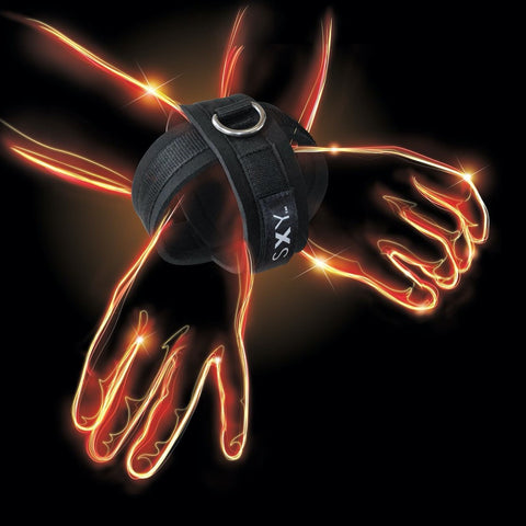 SXY Over-Wrap Wrist Cross Cuffs - Extreme Toyz Singapore - https://extremetoyz.com.sg - Sex Toys and Lingerie Online Store - Bondage Gear / Vibrators / Electrosex Toys / Wireless Remote Control Vibes / Sexy Lingerie and Role Play / BDSM / Dungeon Furnitures / Dildos and Strap Ons  / Anal and Prostate Massagers / Anal Douche and Cleaning Aide / Delay Sprays and Gels / Lubricants and more...