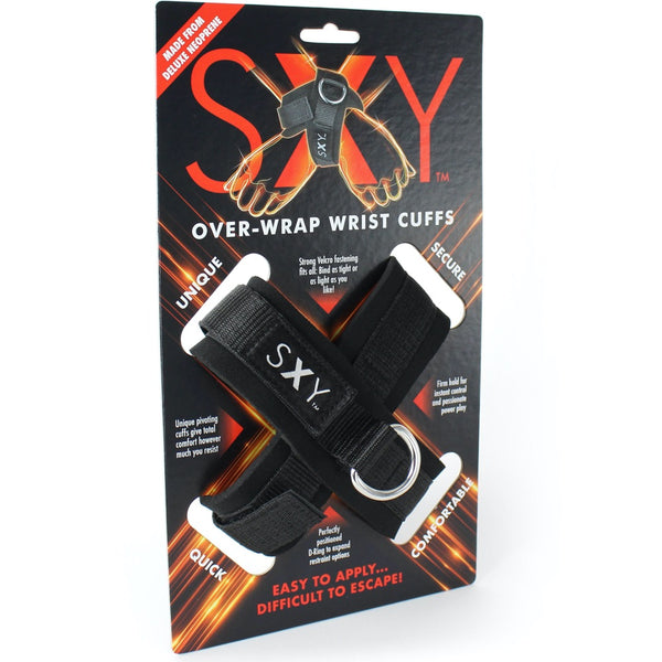 SXY Over-Wrap Wrist Cross Cuffs - Extreme Toyz Singapore - https://extremetoyz.com.sg - Sex Toys and Lingerie Online Store - Bondage Gear / Vibrators / Electrosex Toys / Wireless Remote Control Vibes / Sexy Lingerie and Role Play / BDSM / Dungeon Furnitures / Dildos and Strap Ons  / Anal and Prostate Massagers / Anal Douche and Cleaning Aide / Delay Sprays and Gels / Lubricants and more...