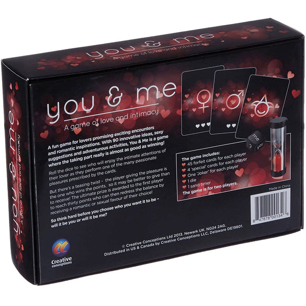 Creative Conceptions You & Me Game Bundle Set - Extreme Toyz Singapore - https://extremetoyz.com.sg - Sex Toys and Lingerie Online Store - Bondage Gear / Vibrators / Electrosex Toys / Wireless Remote Control Vibes / Sexy Lingerie and Role Play / BDSM / Dungeon Furnitures / Dildos and Strap Ons  / Anal and Prostate Massagers / Anal Douche and Cleaning Aide / Delay Sprays and Gels / Lubricants and more...