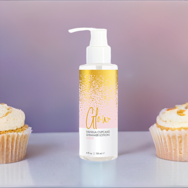 Classic Brands CG Glow Vanilla Cupcake Shimmer Lotion Gold - 100ml - Extreme Toyz Singapore - https://extremetoyz.com.sg - Sex Toys and Lingerie Online Store - Bondage Gear / Vibrators / Electrosex Toys / Wireless Remote Control Vibes / Sexy Lingerie and Role Play / BDSM / Dungeon Furnitures / Dildos and Strap Ons &nbsp;/ Anal and Prostate Massagers / Anal Douche and Cleaning Aide / Delay Sprays and Gels / Lubricants and more...