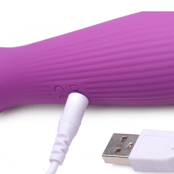Curve Novelties Gossip Platinum Edition 10X Silicone Rechargeable Wand Massager (2 Colours Available) - Extreme Toyz Singapore - https://extremetoyz.com.sg - Sex Toys and Lingerie Online Store - Bondage Gear / Vibrators / Electrosex Toys / Wireless Remote Control Vibes / Sexy Lingerie and Role Play / BDSM / Dungeon Furnitures / Dildos and Strap Ons  / Anal and Prostate Massagers / Anal Douche and Cleaning Aide / Delay Sprays and Gels / Lubricants and more...