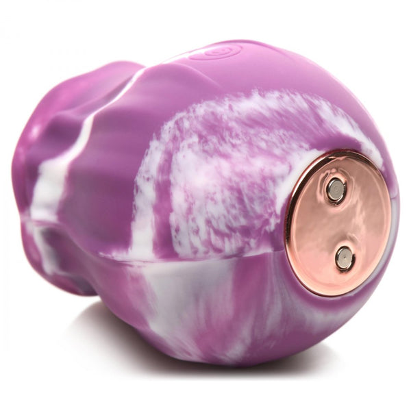 Curve Novelties Gossip 10X Cum Into Bloom Purple Twirl Licking Rose Rechargeable Clitoral Vibrator - Extreme Toyz Singapore - https://extremetoyz.com.sg - Sex Toys and Lingerie Online Store - Bondage Gear / Vibrators / Electrosex Toys / Wireless Remote Control Vibes / Sexy Lingerie and Role Play / BDSM / Dungeon Furnitures / Dildos and Strap Ons  / Anal and Prostate Massagers / Anal Douche and Cleaning Aide / Delay Sprays and Gels / Lubricants and more...