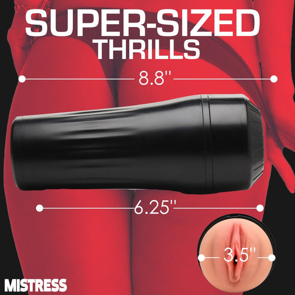 Curve Novelties Mistress Mistress 10X Rechargeable Vibrating Pussy Masturbator - Extreme Toyz Singapore - https://extremetoyz.com.sg - Sex Toys and Lingerie Online Store - Bondage Gear / Vibrators / Electrosex Toys / Wireless Remote Control Vibes / Sexy Lingerie and Role Play / BDSM / Dungeon Furnitures / Dildos and Strap Ons  / Anal and Prostate Massagers / Anal Douche and Cleaning Aide / Delay Sprays and Gels / Lubricants and more...