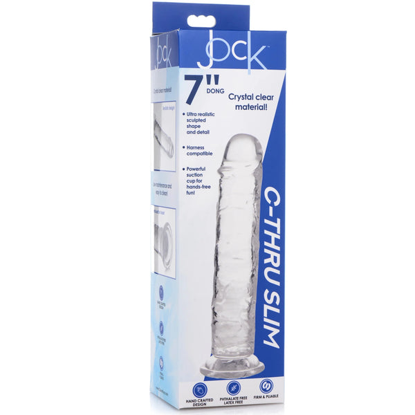 Jock C-Thru Dildo - 7"