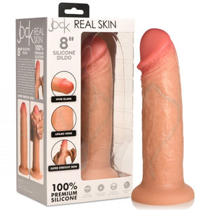 Curve Novelties Jock Real Skin Silicone Dildo - 8" - Extreme Toyz Singapore - https://extremetoyz.com.sg - Sex Toys and Lingerie Online Store - Bondage Gear / Vibrators / Electrosex Toys / Wireless Remote Control Vibes / Sexy Lingerie and Role Play / BDSM / Dungeon Furnitures / Dildos and Strap Ons  / Anal and Prostate Massagers / Anal Douche and Cleaning Aide / Delay Sprays and Gels / Lubricants and more...