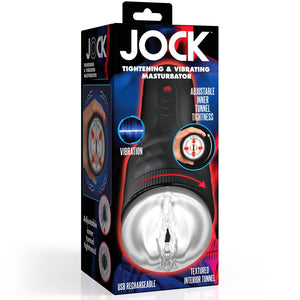 Jock Tightening and Vibrating Masturbator