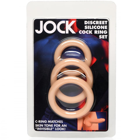 Curve Novelties Jock Discreet Silicone Cock Ring Set - Light - Extreme Toyz Singapore - https://extremetoyz.com.sg - Sex Toys and Lingerie Online Store - Bondage Gear / Vibrators / Electrosex Toys / Wireless Remote Control Vibes / Sexy Lingerie and Role Play / BDSM / Dungeon Furnitures / Dildos and Strap Ons &nbsp;/ Anal and Prostate Massagers / Anal Douche and Cleaning Aide / Delay Sprays and Gels / Lubricants and more...