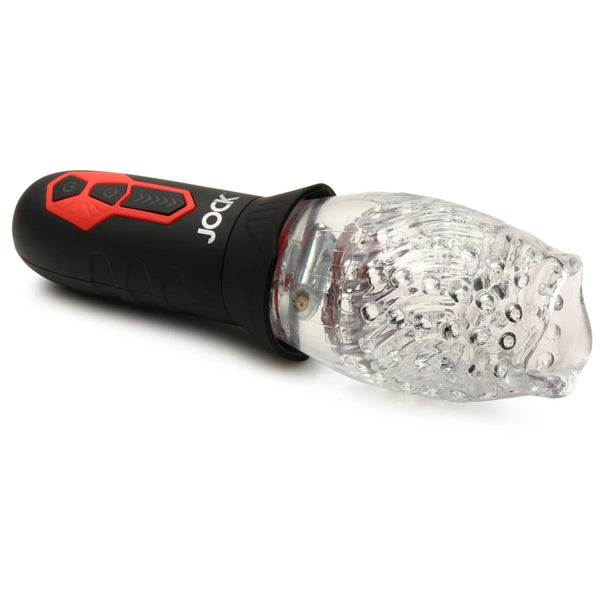 Jock Spinning & Vibrating Rechargeable Masturbator