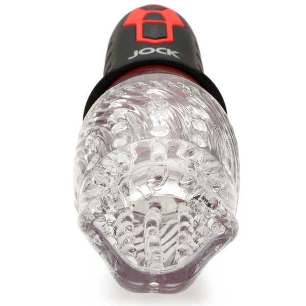 Jock Spinning & Vibrating Rechargeable Masturbator