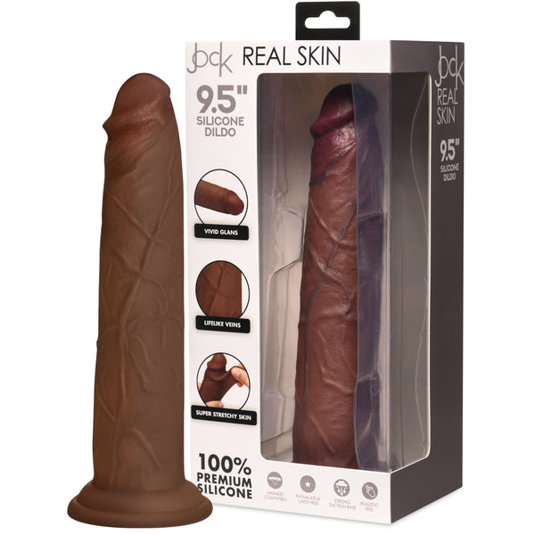 Jock Real Skin Silicone Dildo - 9.5"