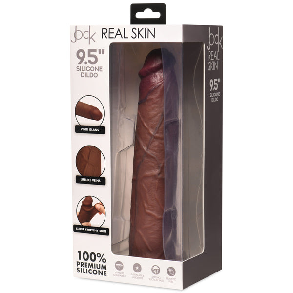 Jock Real Skin Silicone Dildo - 9.5"