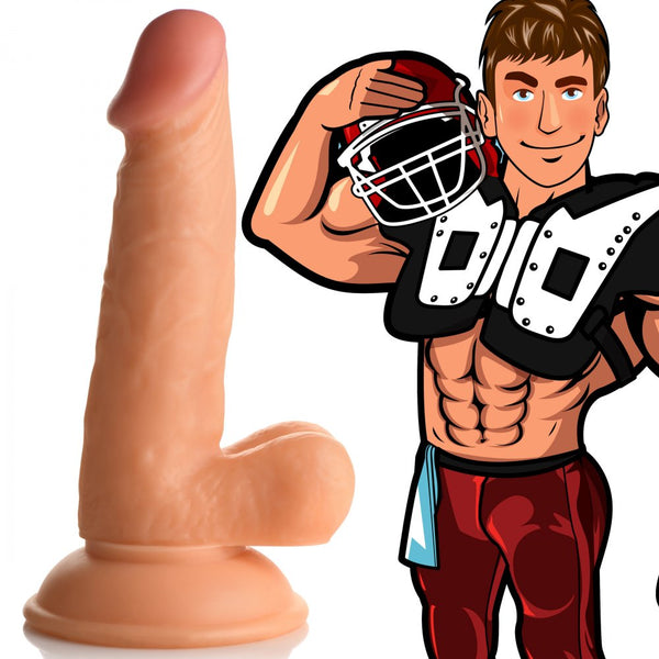 Curve Novelties Jock Fantasy Football Frank 6.75" Dildo - Extreme Toyz Singapore - https://extremetoyz.com.sg - Sex Toys and Lingerie Online Store - Bondage Gear / Vibrators / Electrosex Toys / Wireless Remote Control Vibes / Sexy Lingerie and Role Play / BDSM / Dungeon Furnitures / Dildos and Strap Ons  / Anal and Prostate Massagers / Anal Douche and Cleaning Aide / Delay Sprays and Gels / Lubricants and more...