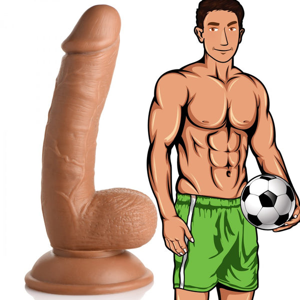 Curve Novelties Jock Fantasy Soccer Sam 7" Dildo 0 Extreme Toyz Singapore - https://extremetoyz.com.sg - Sex Toys and Lingerie Online Store - Bondage Gear / Vibrators / Electrosex Toys / Wireless Remote Control Vibes / Sexy Lingerie and Role Play / BDSM / Dungeon Furnitures / Dildos and Strap Ons  / Anal and Prostate Massagers / Anal Douche and Cleaning Aide / Delay Sprays and Gels / Lubricants and more...