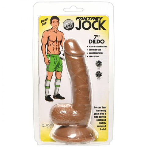 Curve Novelties Jock Fantasy Soccer Sam 7" Dildo 0 Extreme Toyz Singapore - https://extremetoyz.com.sg - Sex Toys and Lingerie Online Store - Bondage Gear / Vibrators / Electrosex Toys / Wireless Remote Control Vibes / Sexy Lingerie and Role Play / BDSM / Dungeon Furnitures / Dildos and Strap Ons  / Anal and Prostate Massagers / Anal Douche and Cleaning Aide / Delay Sprays and Gels / Lubricants and more...
