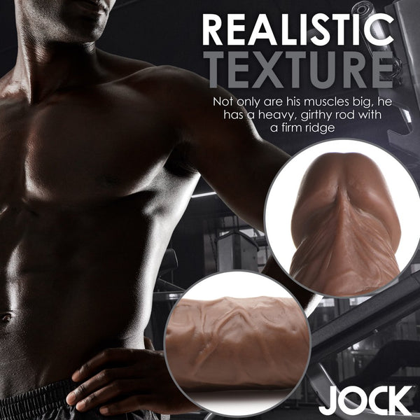 Curve Novelties Jock Fantasy Weightlifting Wesley 7" Dildo - Extreme Toyz Singapore - https://extremetoyz.com.sg - Sex Toys and Lingerie Online Store - Bondage Gear / Vibrators / Electrosex Toys / Wireless Remote Control Vibes / Sexy Lingerie and Role Play / BDSM / Dungeon Furnitures / Dildos and Strap Ons  / Anal and Prostate Massagers / Anal Douche and Cleaning Aide / Delay Sprays and Gels / Lubricants and more...
