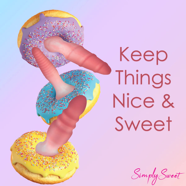 Simply Sweet 3 Piece Silicone Butt Plug Set - Pink