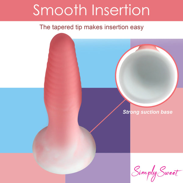 Simply Sweet 3 Piece Silicone Butt Plug Set - Pink