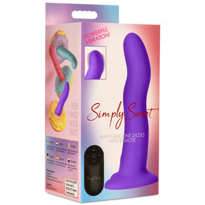 Curve Novelties 21X Vibrating Wavy Rechargeable Silicone Dildo with Remote Control - Extreme Toyz Singapore - https://extremetoyz.com.sg - Sex Toys and Lingerie Online Store - Bondage Gear / Vibrators / Electrosex Toys / Wireless Remote Control Vibes / Sexy Lingerie and Role Play / BDSM / Dungeon Furnitures / Dildos and Strap Ons / Anal and Prostate Massagers / Anal Douche and Cleaning Aide / Delay Sprays and Gels / Lubricants and more...
