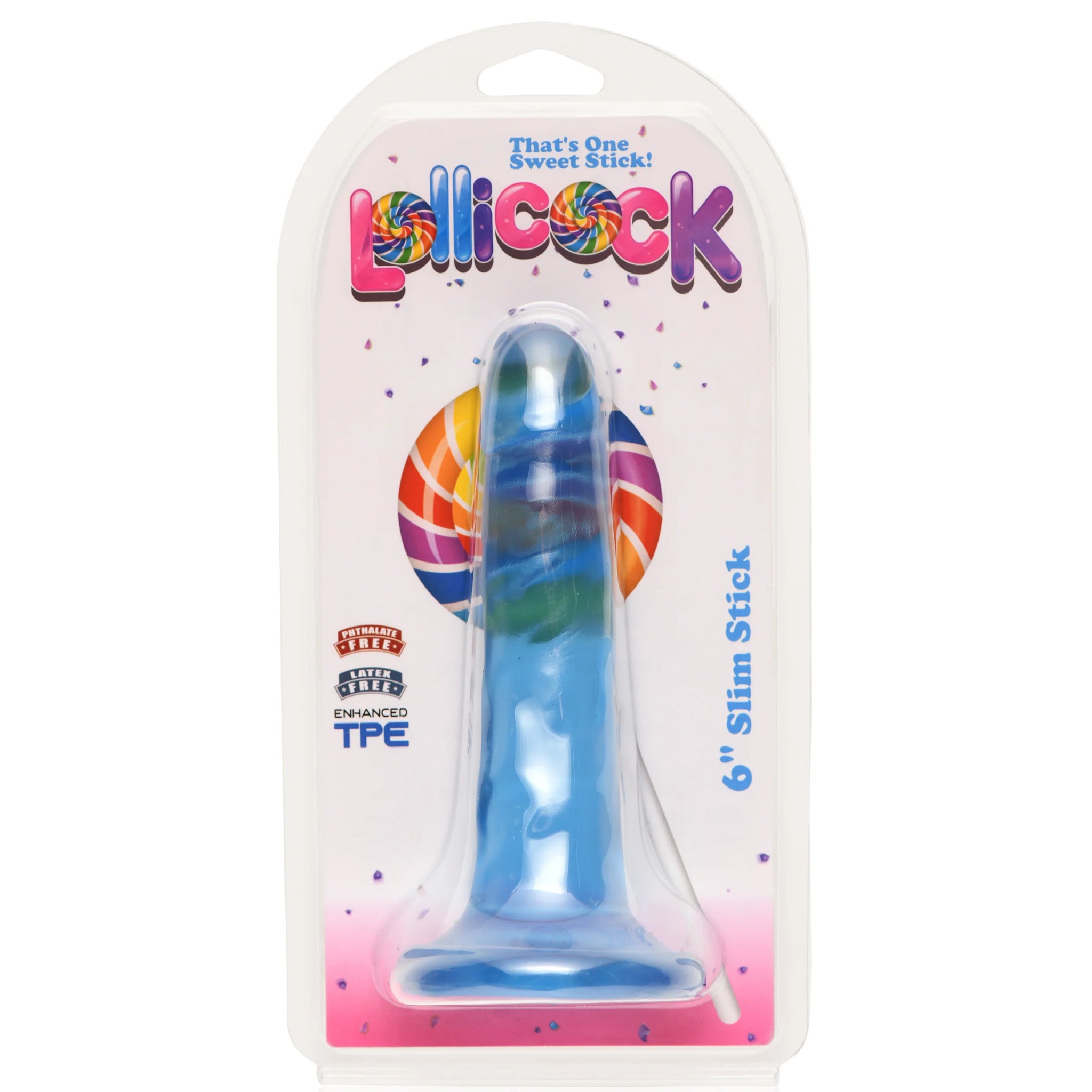 Lollicock 6" Slim Stick - Blue