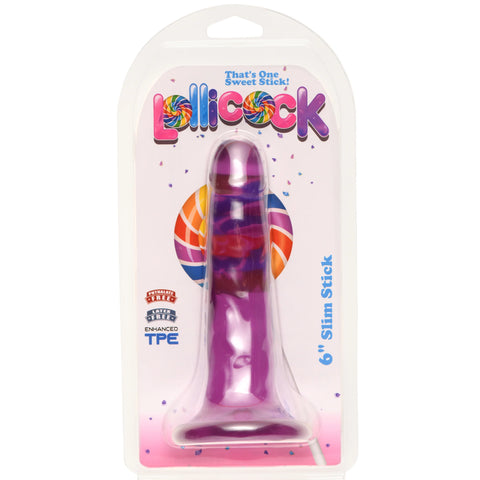 Lollicock 6" Slim Stick - Purple