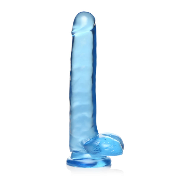 Lollicock 8" Slim Stick with Balls - Blue