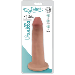 Easy Riders 7" Dual Density Bioskin Dildo - Light