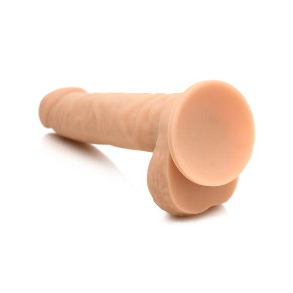 Easy Riders 7" Silicone Dildo with Balls - Light