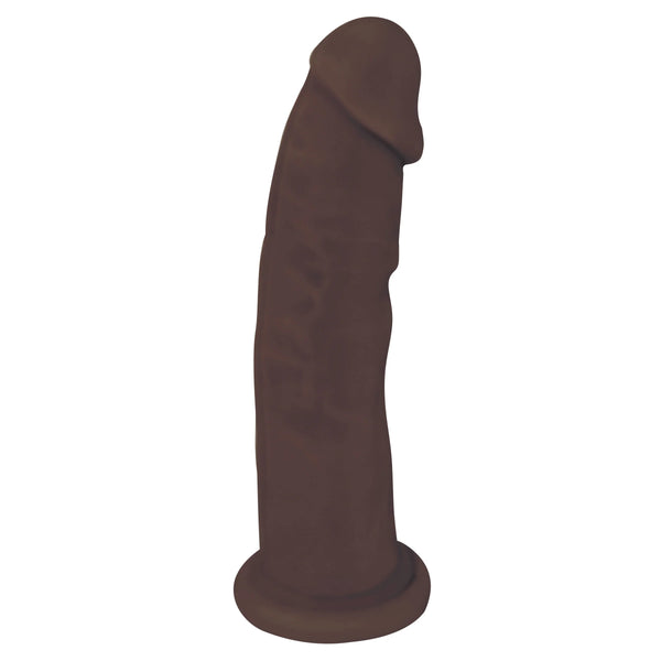 Fleshstixxx Silexpan 9" Hypoallergenic Silicone Dildo - Dark