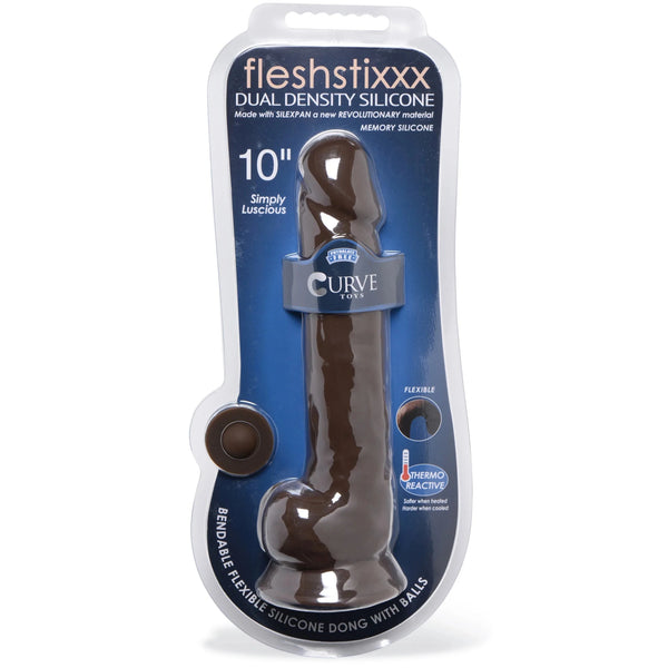 Fleshstixxx Silexpan 10" Hypoallergenic Dildo