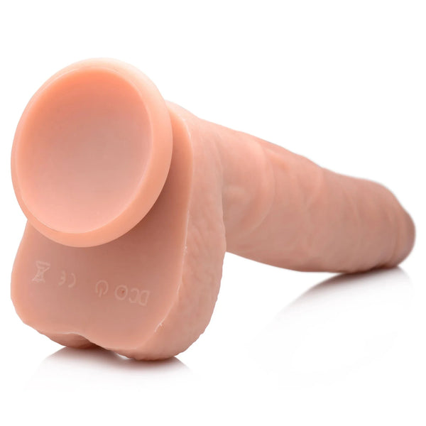 Big Shot 9" Thrusting & Vibrating Remote Control Silicone Dildo