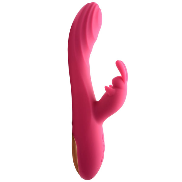Curve Novelties Power Bunnies Huggers 10X Rechargeable Silicone Rabbit Vibrator -  Extreme Toyz Singapore - https://extremetoyz.com.sg - Sex Toys and Lingerie Online Store - Bondage Gear / Vibrators / Electrosex Toys / Wireless Remote Control Vibes / Sexy Lingerie and Role Play / BDSM / Dungeon Furnitures / Dildos and Strap Ons  / Anal and Prostate Massagers / Anal Douche and Cleaning Aide / Delay Sprays and Gels / Lubricants and more...