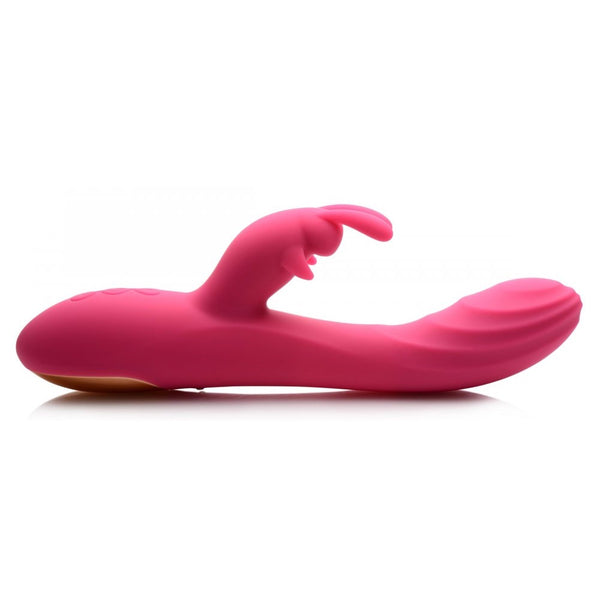 Curve Novelties Power Bunnies Huggers 10X Rechargeable Silicone Rabbit Vibrator -  Extreme Toyz Singapore - https://extremetoyz.com.sg - Sex Toys and Lingerie Online Store - Bondage Gear / Vibrators / Electrosex Toys / Wireless Remote Control Vibes / Sexy Lingerie and Role Play / BDSM / Dungeon Furnitures / Dildos and Strap Ons  / Anal and Prostate Massagers / Anal Douche and Cleaning Aide / Delay Sprays and Gels / Lubricants and more...