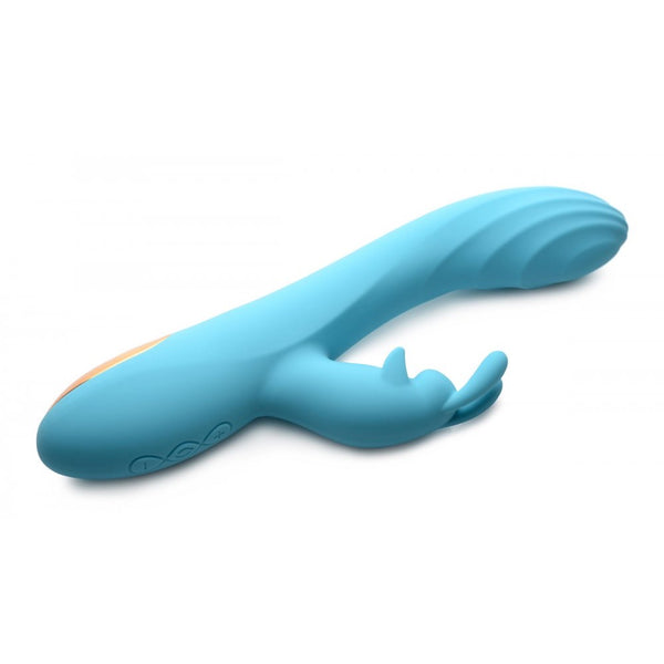Curve Novelties  Power Bunnies Snuggles 10X Rechargeable Silicone Rabbit Vibrator- - Extreme Toyz Singapore - https://extremetoyz.com.sg - Sex Toys and Lingerie Online Store - Bondage Gear / Vibrators / Electrosex Toys / Wireless Remote Control Vibes / Sexy Lingerie and Role Play / BDSM / Dungeon Furnitures / Dildos and Strap Ons  / Anal and Prostate Massagers / Anal Douche and Cleaning Aide / Delay Sprays and Gels / Lubricants and more...