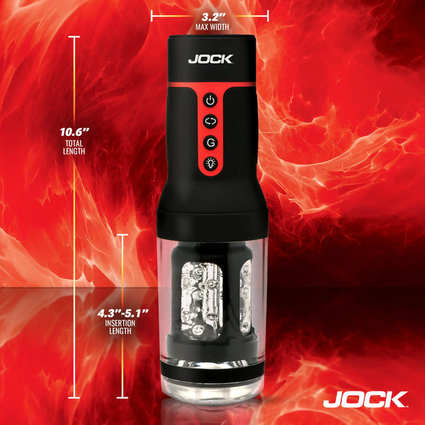 Jock Advanced Auto Spin Rechargeable Spinning & Thrusting Masturbator