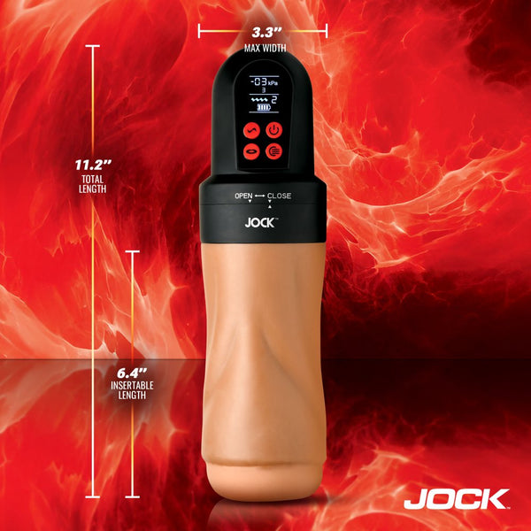 Jock Advanced Mega Suck Sucking & Vibrating Rechargeable Masturbator