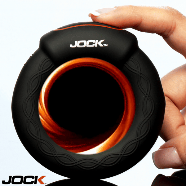 Jock Enhancers Rumbler Remote Controlled Vibrating & Warming Rechargeable C-Ring - 1.8"